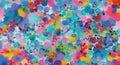 Abstract colorful watercolor background dotted graphic design Royalty Free Stock Photo