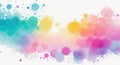 Abstract colorful watercolor background dotted graphic design Royalty Free Stock Photo