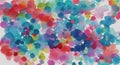 Abstract colorful watercolor background dotted graphic design Royalty Free Stock Photo