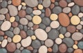 Modern style close up round stone background wallpaper vector illustration Royalty Free Stock Photo