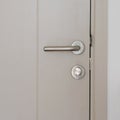 Modern style door handle Royalty Free Stock Photo