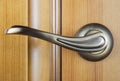 Modern style door handle Royalty Free Stock Photo