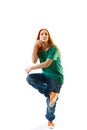 Modern style female dancer Royalty Free Stock Photo