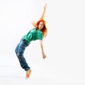 Modern style female dancer Royalty Free Stock Photo