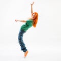 Modern style female dancer Royalty Free Stock Photo