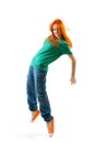 Modern style female dancer Royalty Free Stock Photo