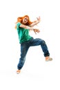 Modern style female dancer Royalty Free Stock Photo