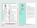 Female resume and cover letter template