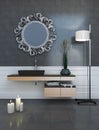 Modern Style Grey Bathroom