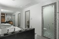modern style grey  color bathroom  interior Royalty Free Stock Photo