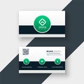 Modern stylish company business card template