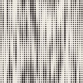 Modern Stylish Halftone Texture. Endless Abstract Background With Random Circles. Vector Seamless Mosaic Pattern. Royalty Free Stock Photo