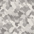 Modern Stylish Halftone Texture. Endless Abstract Background With Random Circles. Vector Seamless Mosaic Pattern.