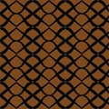 Modern stylish seamless vector pattern with brown backdrop. repeating geomatric texture Royalty Free Stock Photo