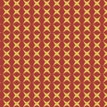Modern stylish seamless vector pattern in yellow and red texture. repeating geomatric texture Royalty Free Stock Photo