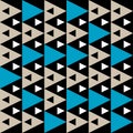 Modern stylish texture. Repetition of geometric tiles made of triangles. Seamless pattern