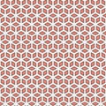 Modern stylish vector seamless geometric pattern design for printing and textile. Elegant repeat texture background of hexagons Royalty Free Stock Photo