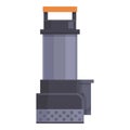 Modern submersible pump icon cartoon vector. Garden farm