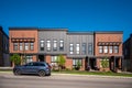 Modern suburban townhome development Royalty Free Stock Photo