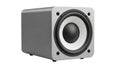 Modern subwoofer with large speaker Royalty Free Stock Photo