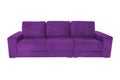 modern suede couch sofa isolated