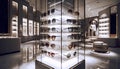 A modern sunglasses display wall, Ai generated image Royalty Free Stock Photo