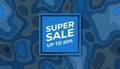 Modern super sale banner background vector illustration, web banner design, discount card, promotion, flyer layout, ad,