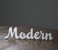 Modern on Table