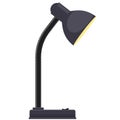 Modern table lamp icon, flat design style. Desk lamp. Vector illustration. Royalty Free Stock Photo