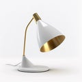 Modern table lamp isolated on white background Royalty Free Stock Photo