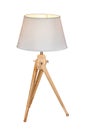 Modern table lamp isolated Royalty Free Stock Photo