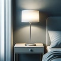 Modern Table Lamp, Minimalist Design, AI generated