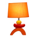 Modern table lamp Royalty Free Stock Photo
