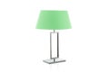 Modern table lamp with small salmon lampshade