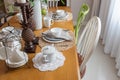 modern table set Royalty Free Stock Photo