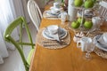 modern table set Royalty Free Stock Photo