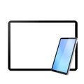 Modern Tablet Mockup Blank Screen Design Template for Digital Product Showcase Royalty Free Stock Photo