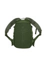 Modern tactical backpack with zippers and additional pockets. Large secure bag. Isolate on a white background Royalty Free Stock Photo