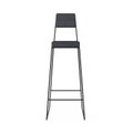 Modern Tall Black Bar Stool or Chair. 3d Rendering Royalty Free Stock Photo