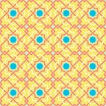 Tangled Lattice Pattern inspired by traditional arabic geometry