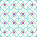 Tangled Lattice Pattern inspired by traditional arabic geometry