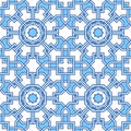 Modern Tangled modern pattern, based on traditional oriental arabic patterns.