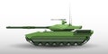 Modern tank illustration for different use-vector eps10