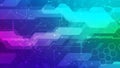 Modern Tech Background Digital Circuitry Data Flow Network Connectivity Gradient Graphics Royalty Free Stock Photo