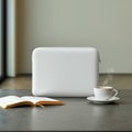 Modern Tech Devices Accessories Minimalist Setup Royalty Free Stock Photo