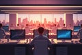 Modern Tech Startup Office with Cutting-Edge Innovation