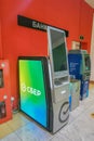 Modern technological ATM of the most popular retail bank in Russia - Sberbank