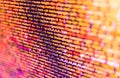 Modern technologies, web cascading design. Code on dark background. Binary computer code background, abstract. Web programming and Royalty Free Stock Photo