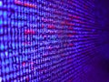 Modern technologies, web cascading design. Software developer programming code. Web developer HTML code with CSS on screen. Royalty Free Stock Photo
