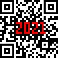 Modern technologies 2021 written inside a QR code